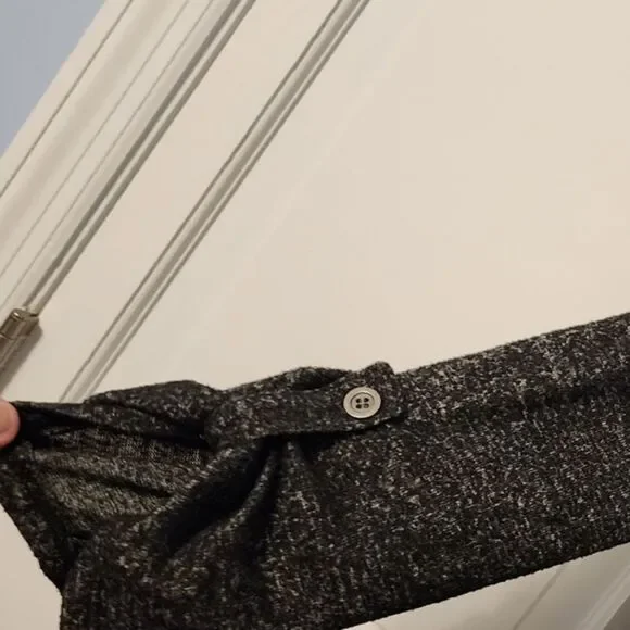 Heather Gray Tunic shift dress, button accents on sleeve. Apt‎ 9. XXL. Like new. - Picture 7 of 9